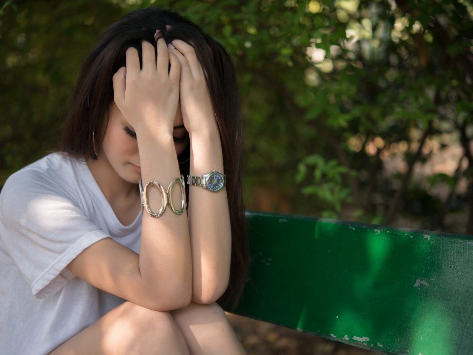 mujer mama dolor